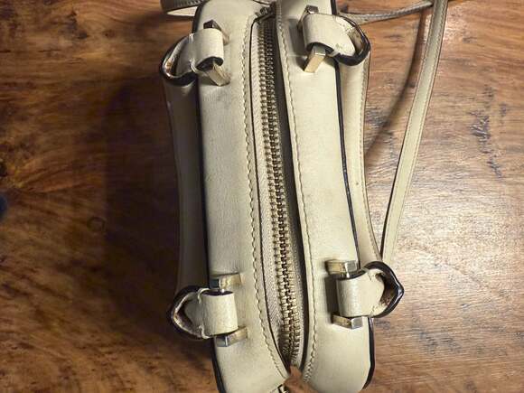 Kate Spade Helena Street Rocki Studded Leather Crossbody Satchel